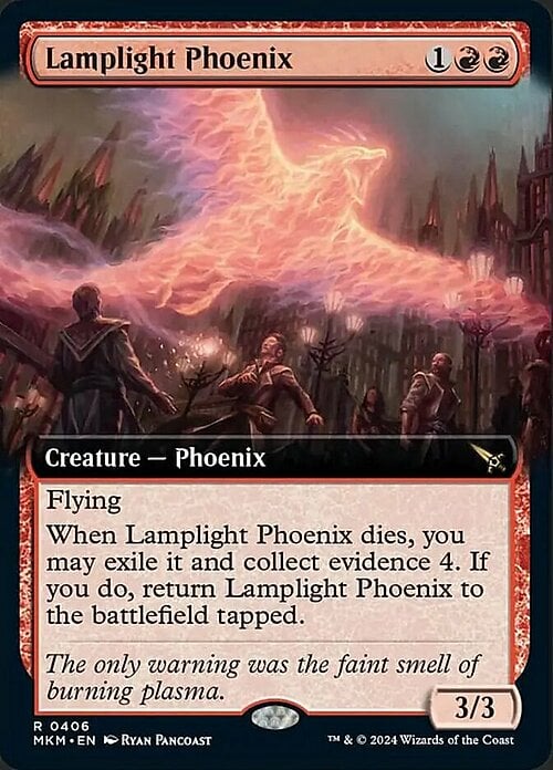 Lamplight Phoenix Card Front