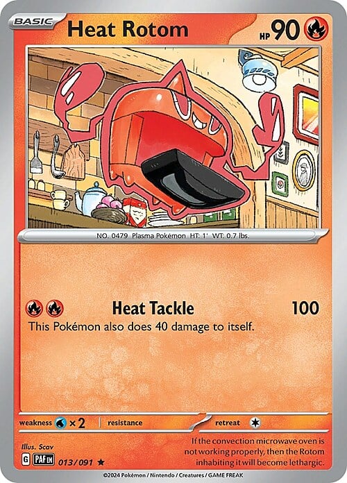 Heat Rotom Card Front
