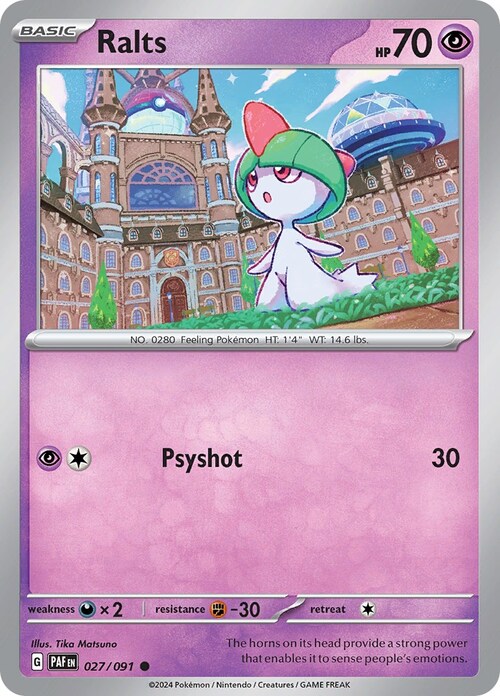 Ralts Card Front