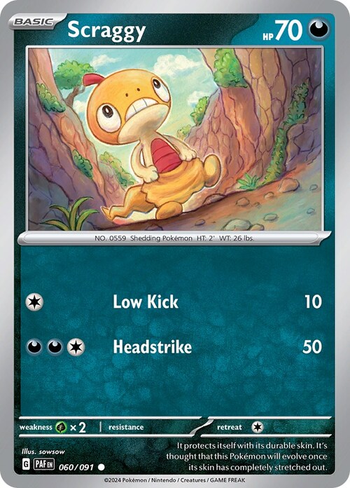 Scraggy Card Front