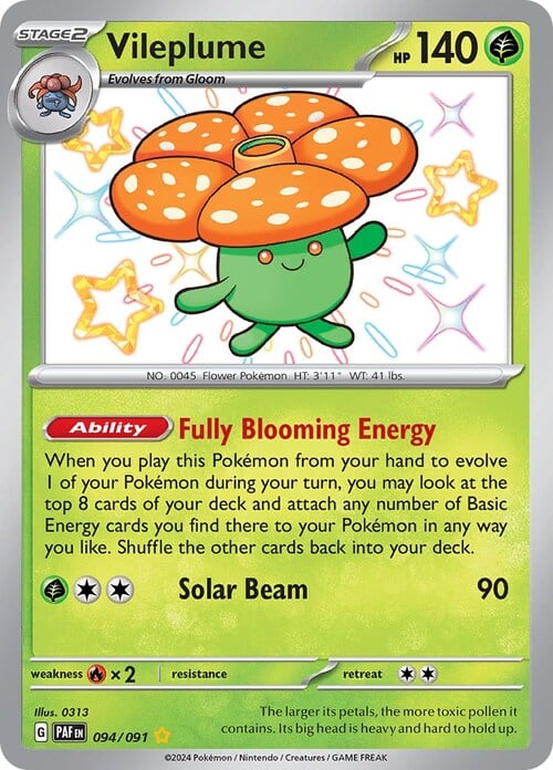 Vileplume Card Front