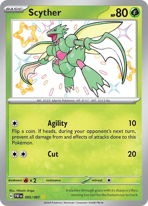 Scyther Card Front