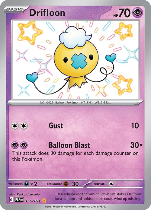 Drifloon Card Front