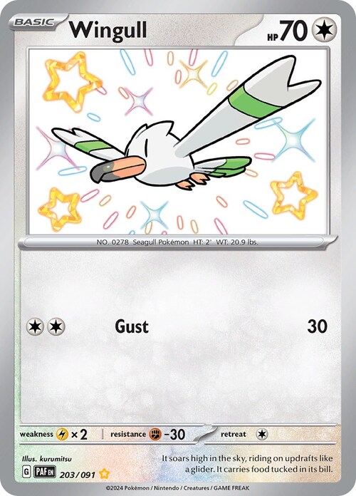 Wingull Card Front