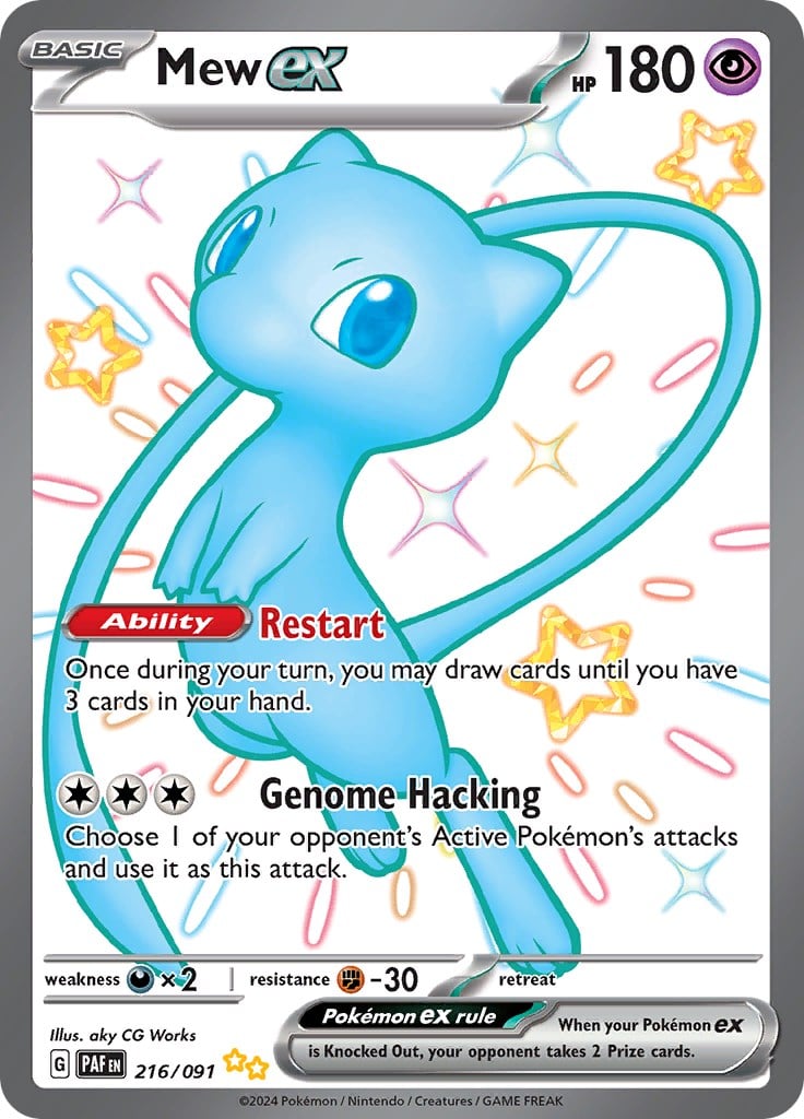 Mew ex Paldean Fates | Pokmon | CardTrader