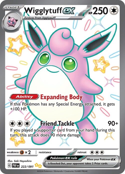 Wigglytuff ex Card Front