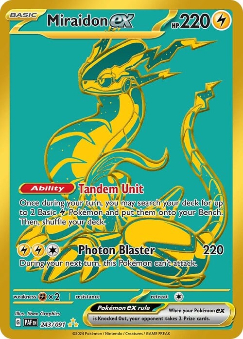 Miraidon ex Card Front