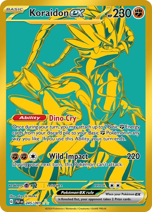 Koraidon ex Card Front