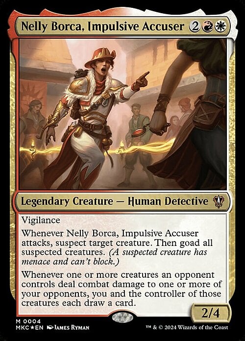 Nelly Borca, Impulsive Accuser Card Front