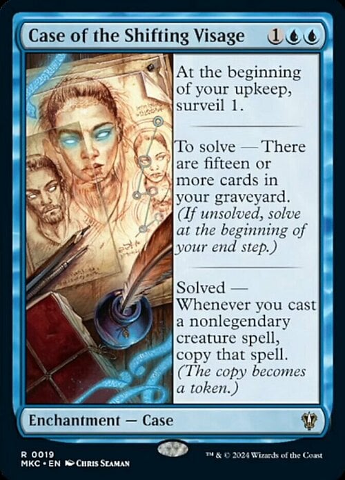 Case of the Shifting Visage Card Front