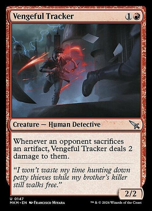 Vengeful Tracker Card Front