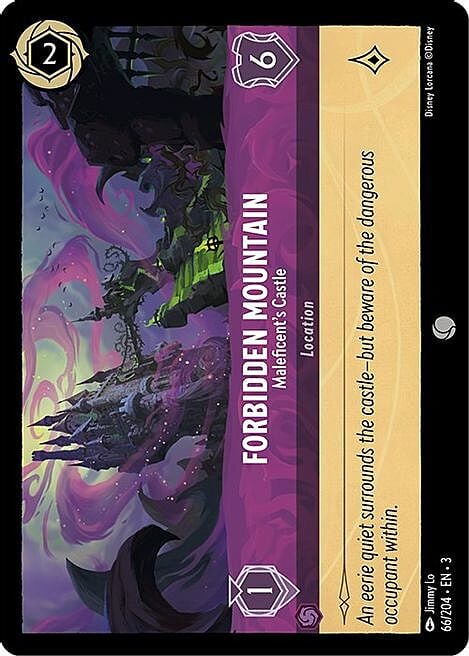 Forbidden Mountain - Maleficent's Castle Card Front