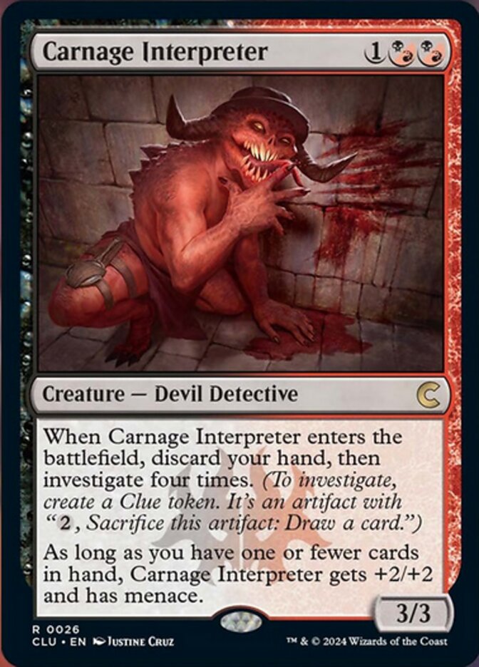 Carnage Interpreter Ravnica: Clue Edition | Magic | CardTrader