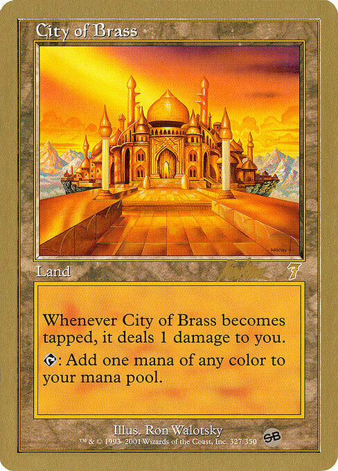 City of Brass Card Front