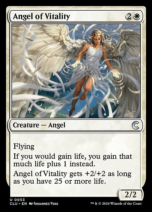 Angel of Vitality Card Front