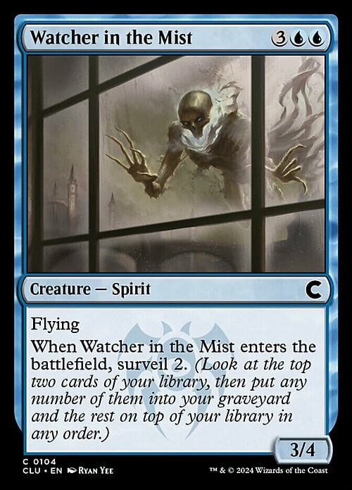 Watcher in the Mist Card Front