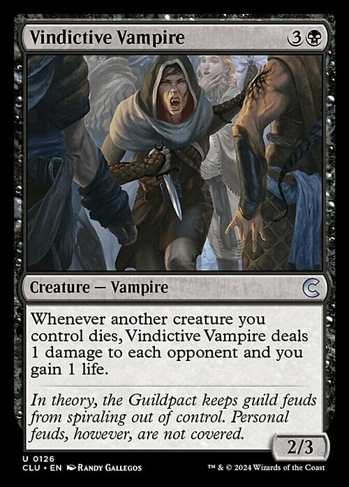 Vindictive Vampire Card Front