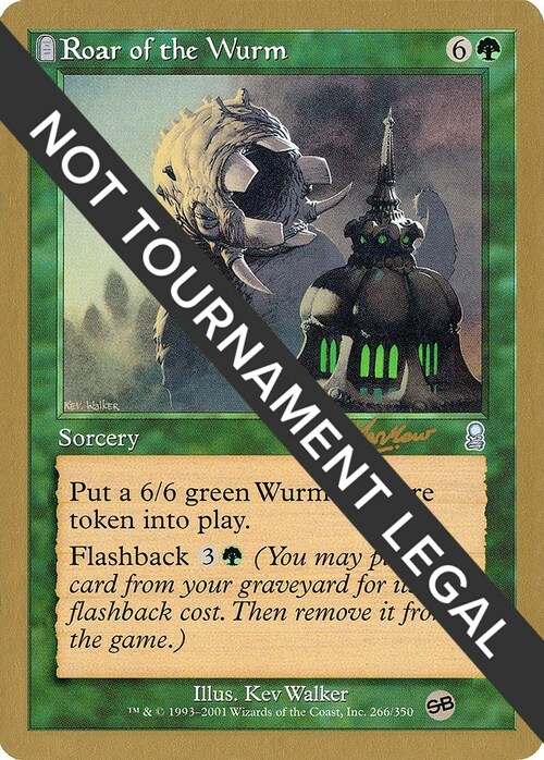 Roar of the Wurm Card Front