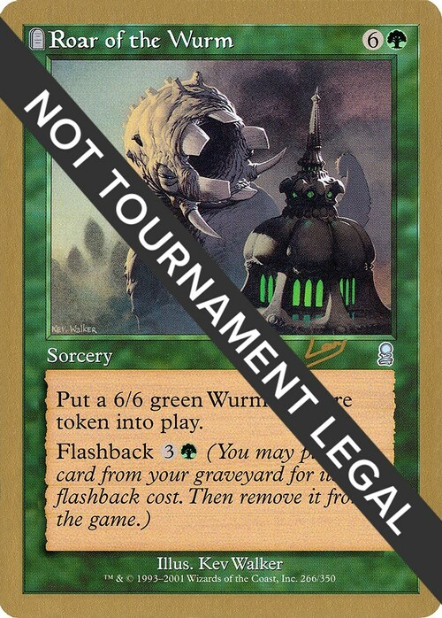 Roar of the Wurm Card Front