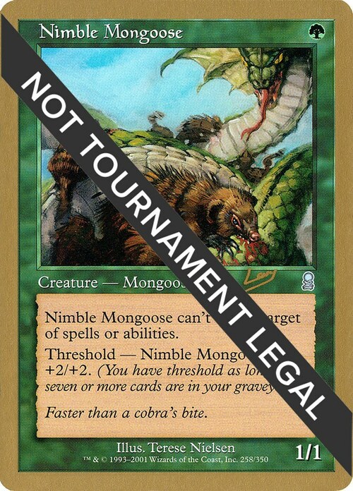 Nimble Mongoose Card Front