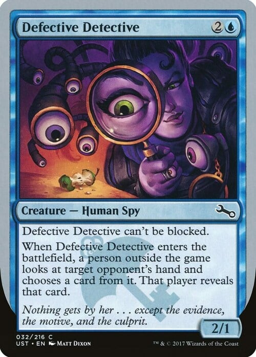 Defective Detective Card Front