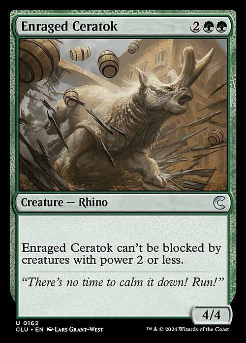 Enraged Ceratok Card Front