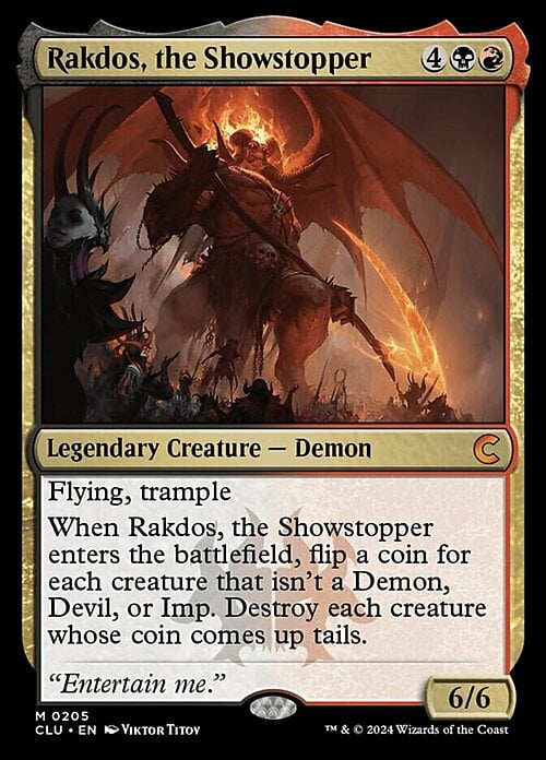 Rakdos, the Showstopper Card Front