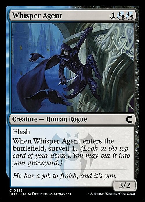 Whisper Agent Card Front
