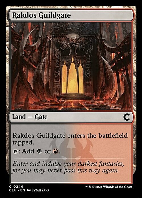 Cancello della Gilda Rakdos Card Front