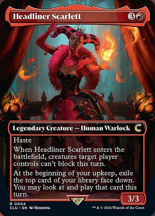 Headliner Scarlett Card Front