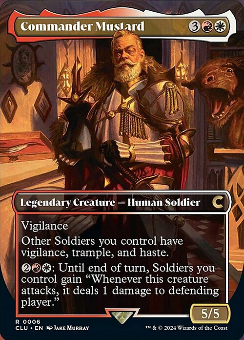 Commander Mustard Card Front