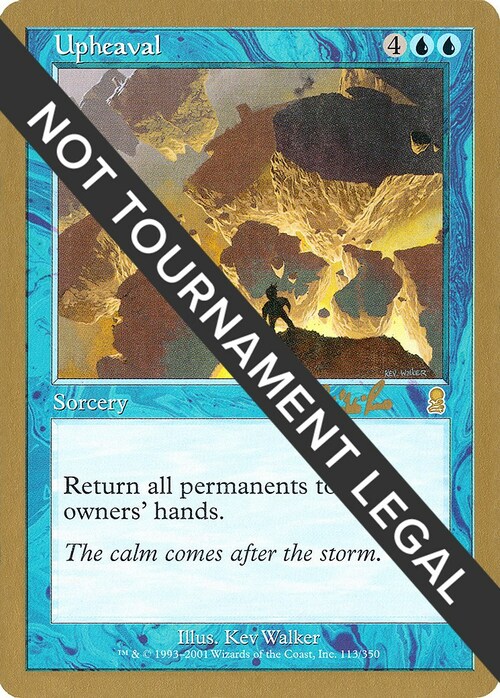 Upheaval Card Front