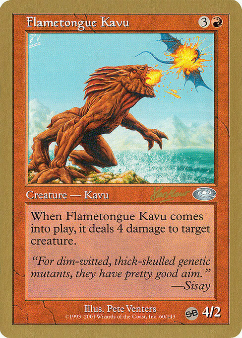 Flametongue Kavu Card Front