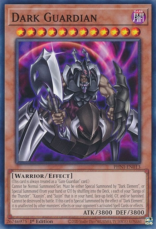 Dark Guardian Card Front