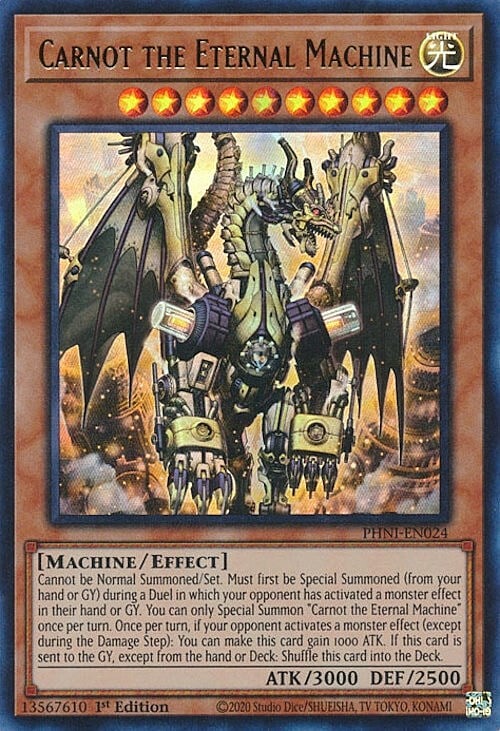 Carnot the Eternal Machine Card Front