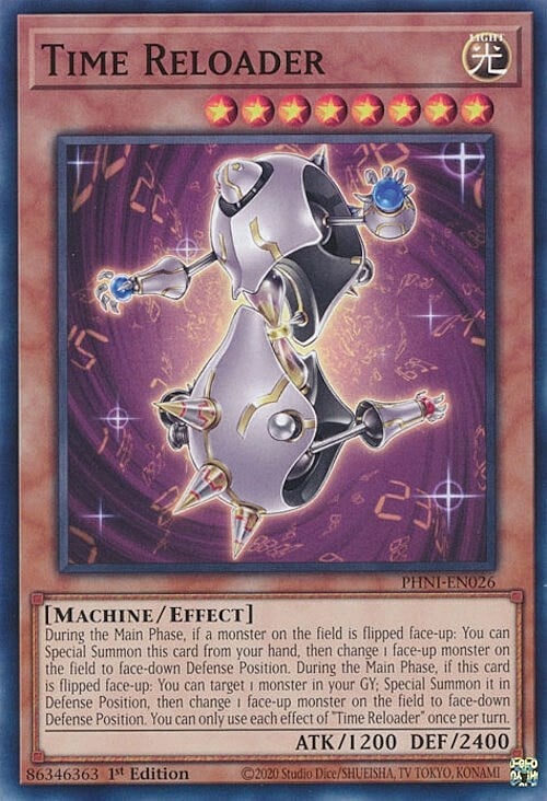 Time Reloader Card Front