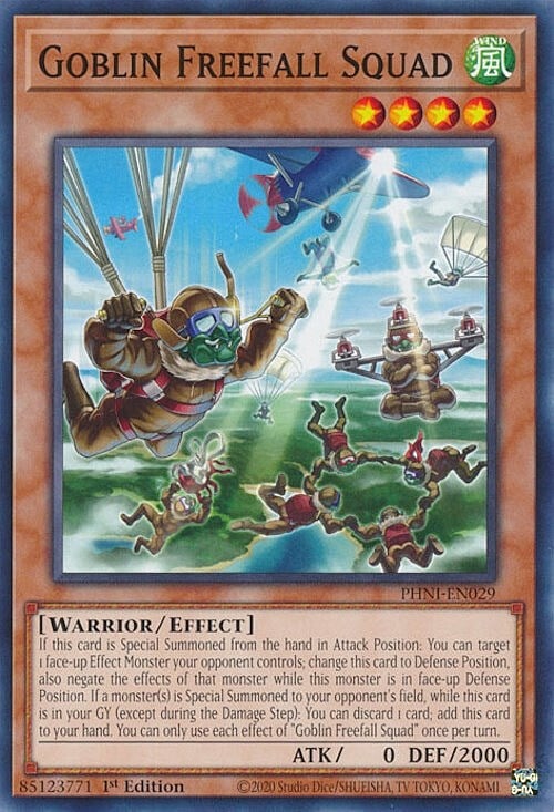 Goblin Freefall Squad Card Front