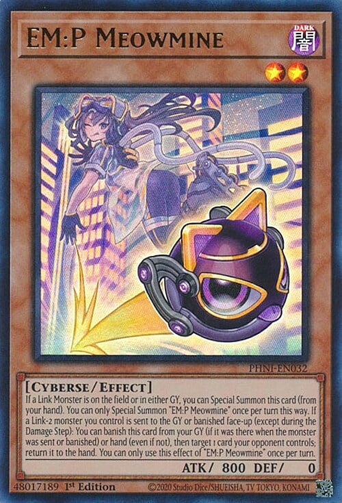 EM:P Meowmine Card Front