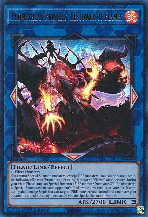 Promethean Princess, Bestower of Flames Card Front