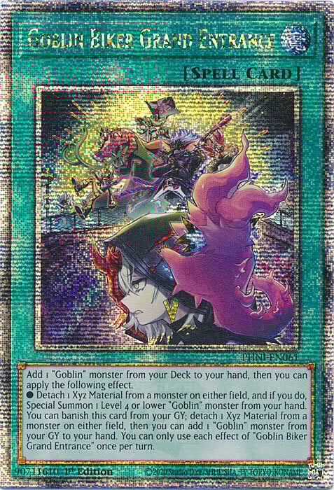Goblin Biker Grand Entrance Card Front
