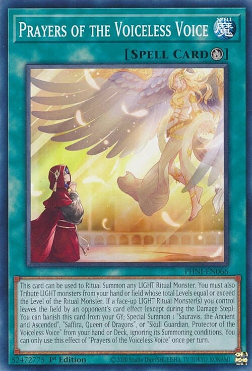 Prayers of the Voiceless Voice Card Front