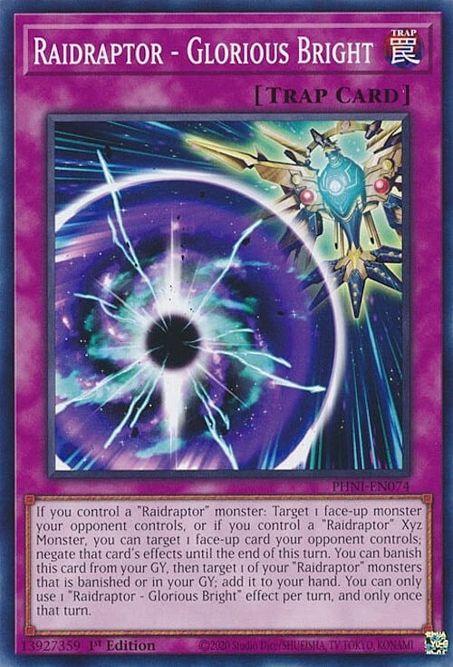 Raidraptor - Glorious Bright Card Front