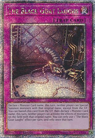 The Black Goat Laughs Card Front