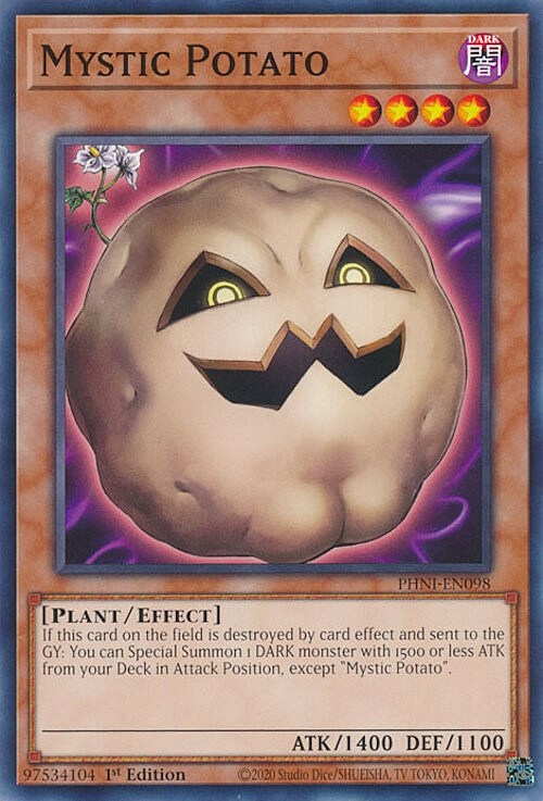 Mystic Potato Card Front