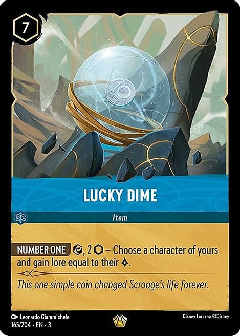 Lucky Dime Card Front