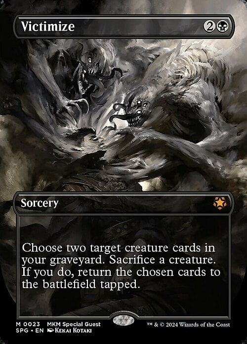 Victimize Card Front