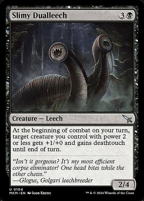 Slimy Dualleech Card Front