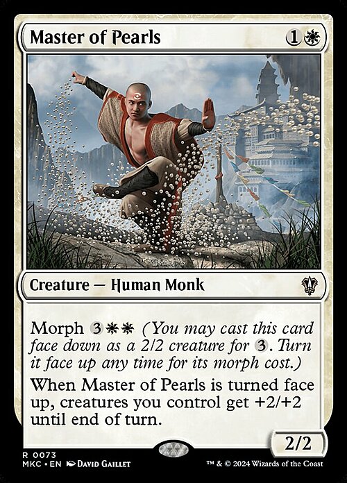 Master of Pearls Card Front
