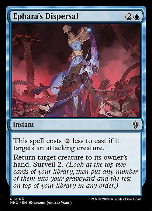 Ephara's Dispersal Card Front