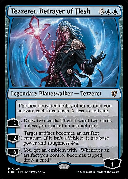 Tezzeret, Betrayer of Flesh Card Front